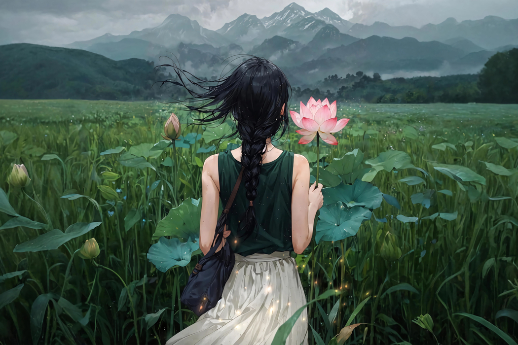 莲心山色，3000x2000超清壁纸，适配平板/笔记本/便携设备下载