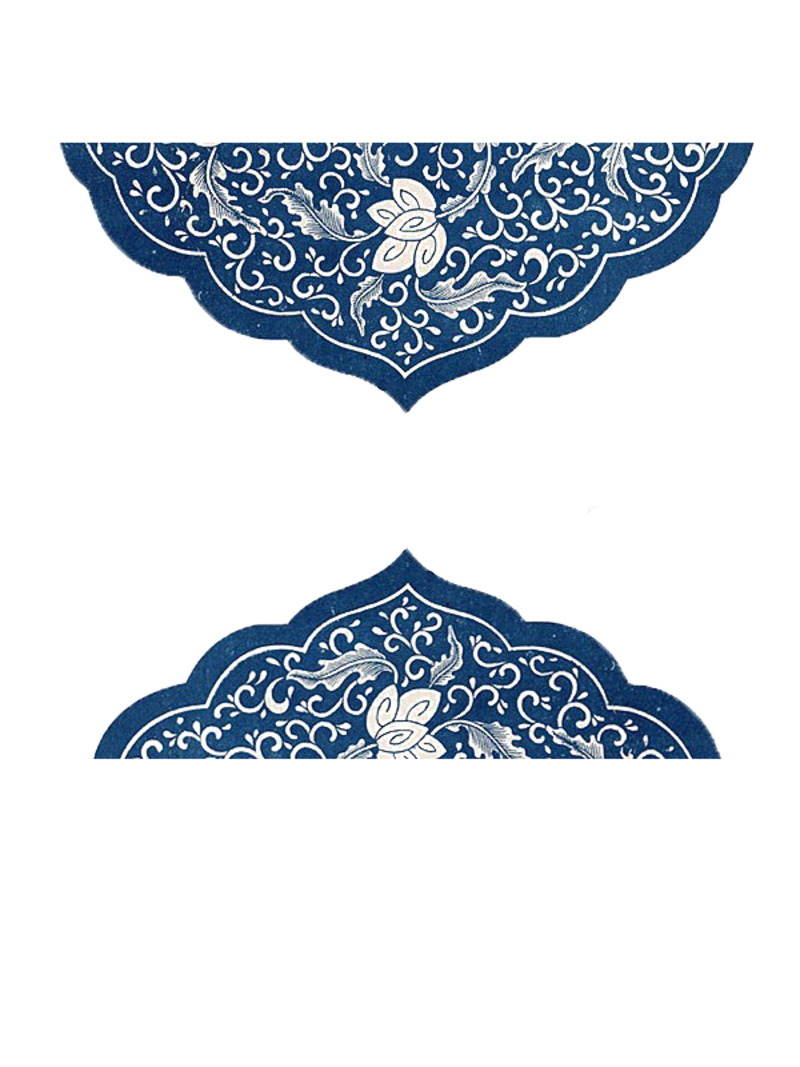青花瓷高清透明PNG纹理装饰花纹设计素材下载