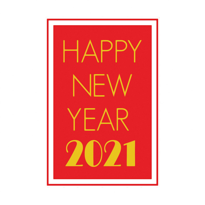 2021新年节日盛宴，高清透明PNG红色装饰元素，元旦春节元宵通用设计素材下载