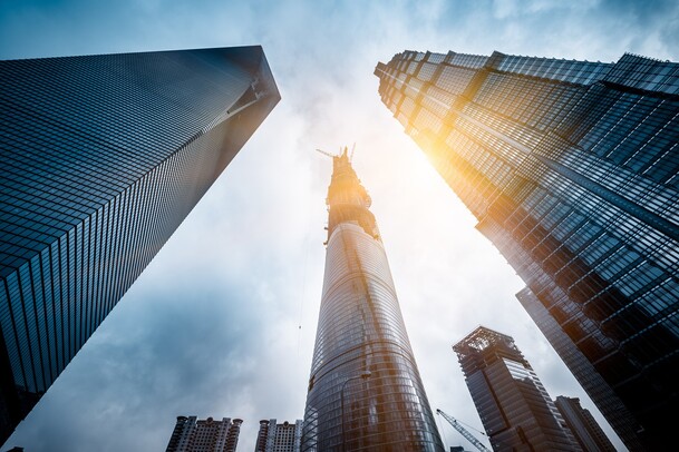 现代都市在建高楼高清PNG透明背景摄影设计素材下载