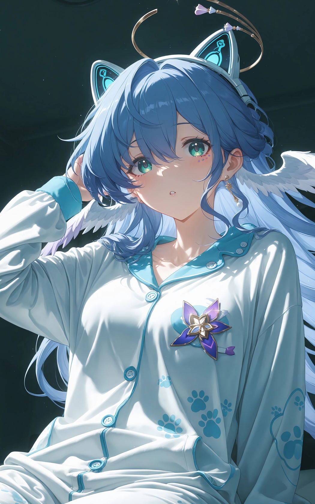 知更鸟主题居家服4K竖屏高清手机壁纸（2400x3840）下载