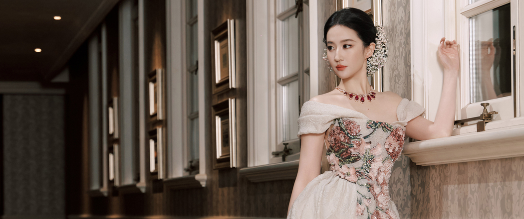 刘亦菲4K高清优雅气质带鱼屏（3440x1440）美女壁纸下载