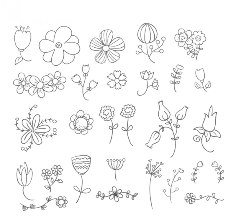 黑白植物高清PNG透明免扣设计素材图标元素图片下载 黑白植物高清PNG透明免扣设计素材图标元素图片下载