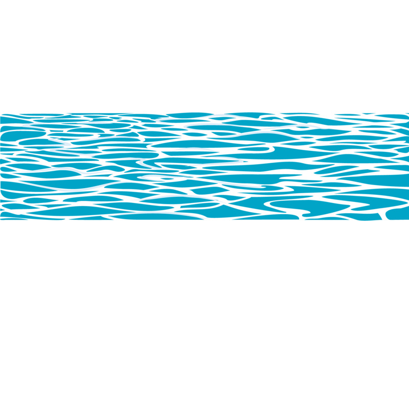 高清透明PNG平静海平面矢量素材，摄影风景设计元素下载