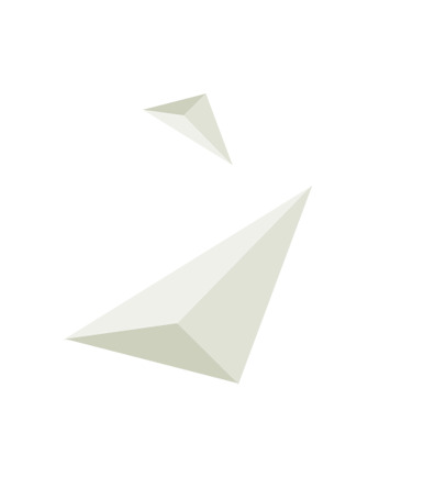 高清透明唯美漂浮几何图案素材，含PNG与PSD格式设计下载