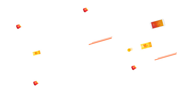 高清透明几何漂浮元素PNG设计素材下载