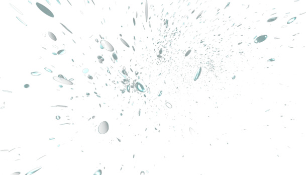 高清透明光影几何漂浮元素与放射碎片抽象特效PNG设计素材下载