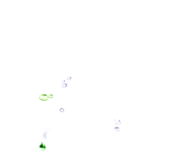 简约时尚水珠清新高清透明PNG漂浮装饰元素设计素材下载