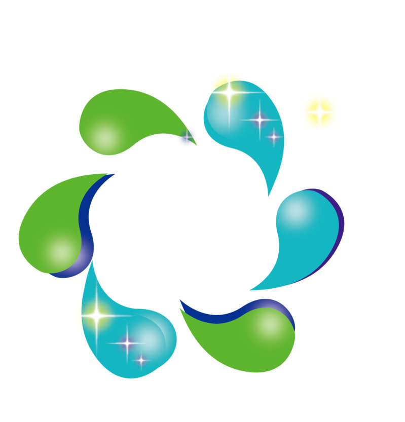 高清透明旋转彩色矢量星光几何漂浮元素PNG与AI设计素材下载