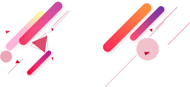 高清透明PNG天猫促销海报几何漂浮元素设计素材下载