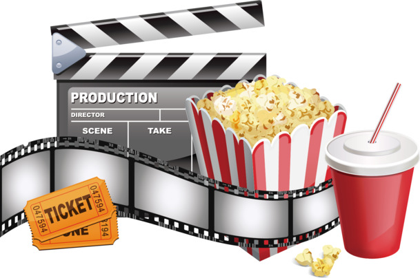 高清电影主题PNG透明装饰元素及多样设计素材下载