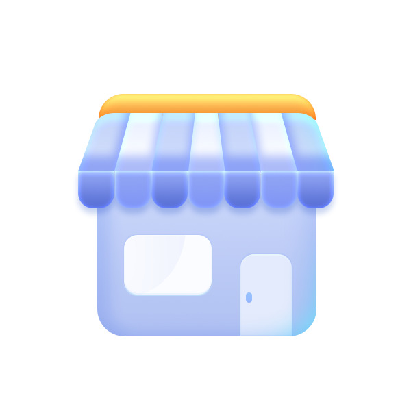 高清透明3D立体小房子建模PNG装饰元素及其他设计素材下载