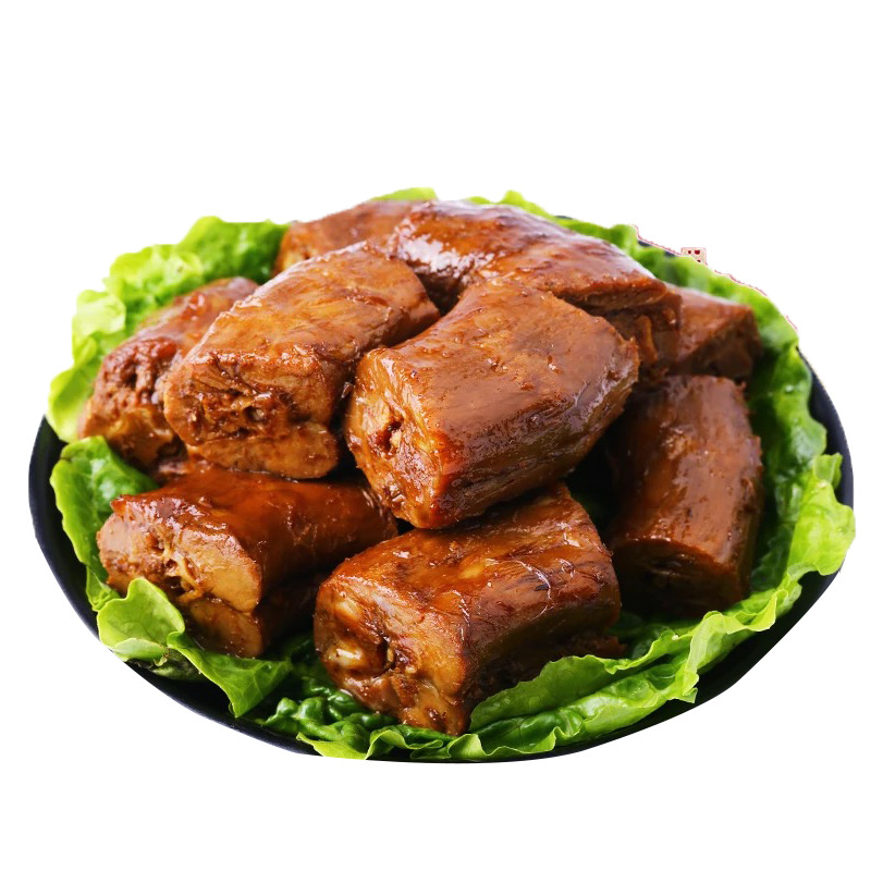 高清透明PNG酱香鸭脖盘装装饰素材，生活用品设计图片下载