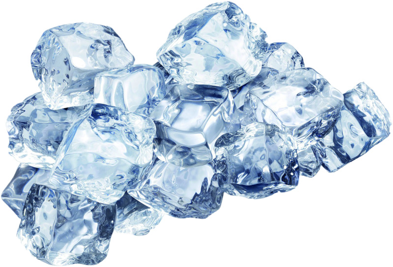 夏日清爽冰块高清PNG透明装饰素材 生活用品设计免费下载