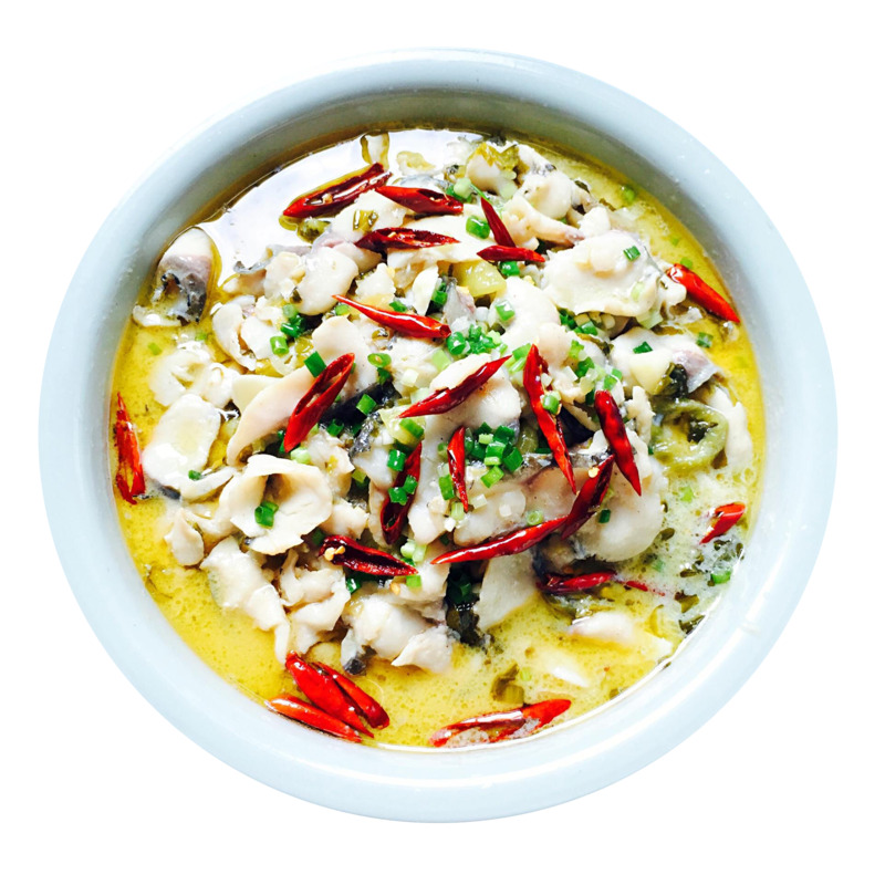 高清透明PNG老坛酸菜鱼传统美食图片，生活用品设计装饰素材下载