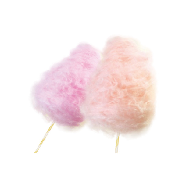 双色棉花糖高清透明PNG装饰花纹设计素材免费下载