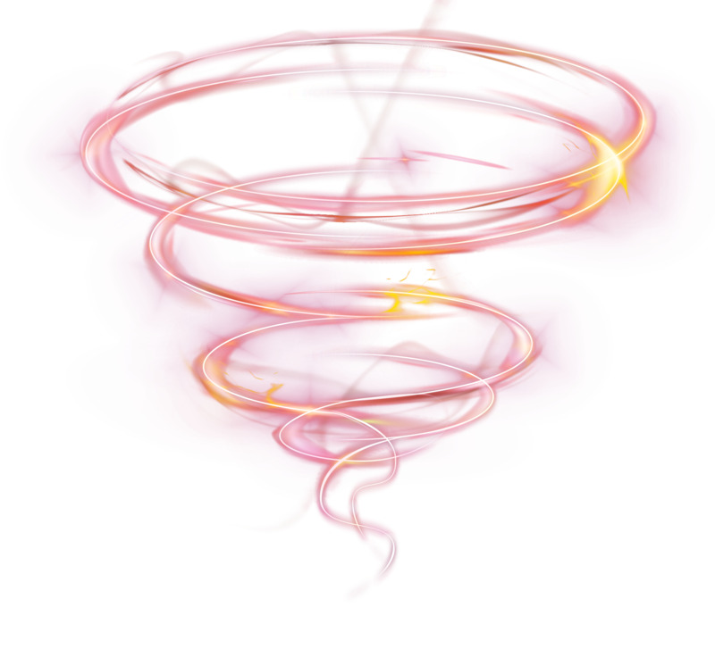 旋转光效高清透明PNG装饰元素特效设计素材下载