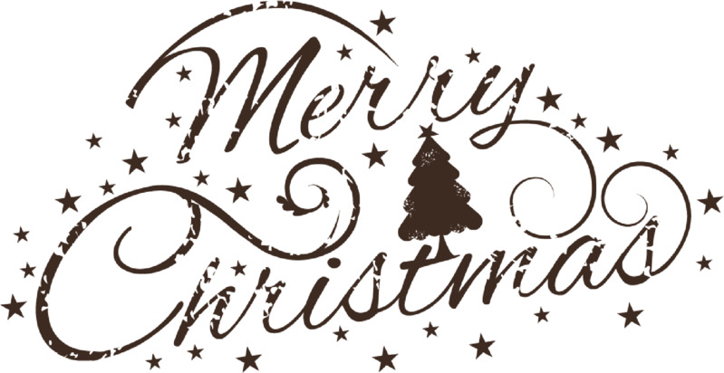 圣诞节设计素材，圣诞快乐艺术字高清矢量PNG透明图片下载