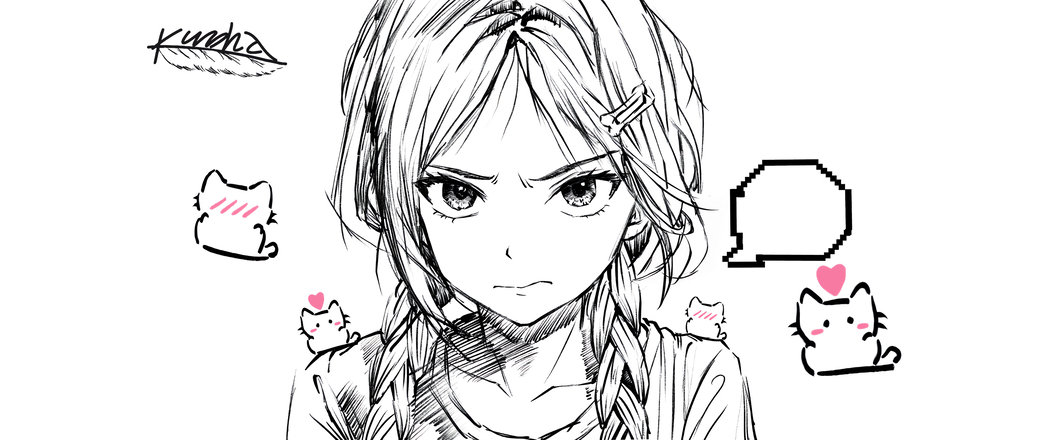 4K高清3440x1440带鱼屏壁纸,动漫线条风女孩与小猫精致图片下载 4K高清3440x1440带鱼屏壁纸,动漫线条风女孩与小猫精致图片下载