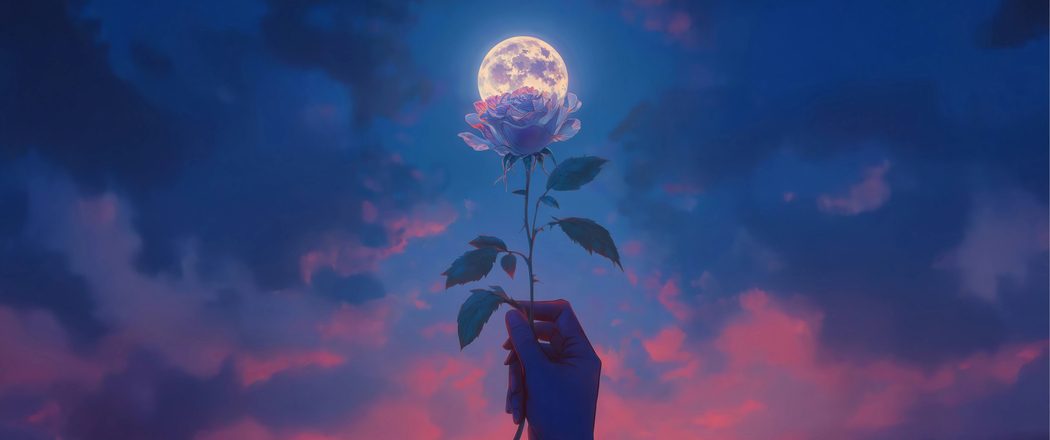 超清4K带鱼屏3440x1440,月之花瓣唯美风景壁纸下载 超清4K带鱼屏3440x1440,月之花瓣唯美风景壁纸下载