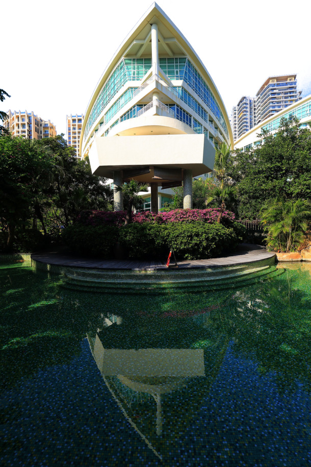 海南三亚建筑高清透明PNG背景设计素材，场景图片一键下载