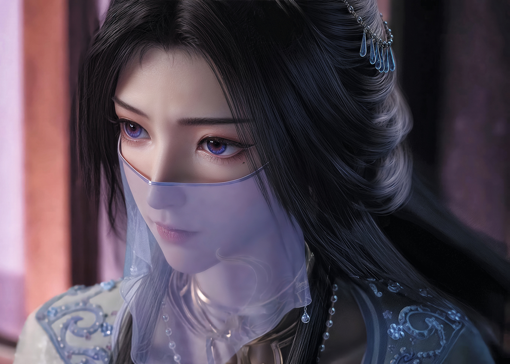 《凡人修仙传》紫灵仙子4K超清动漫壁纸（3840x2743）免费下载