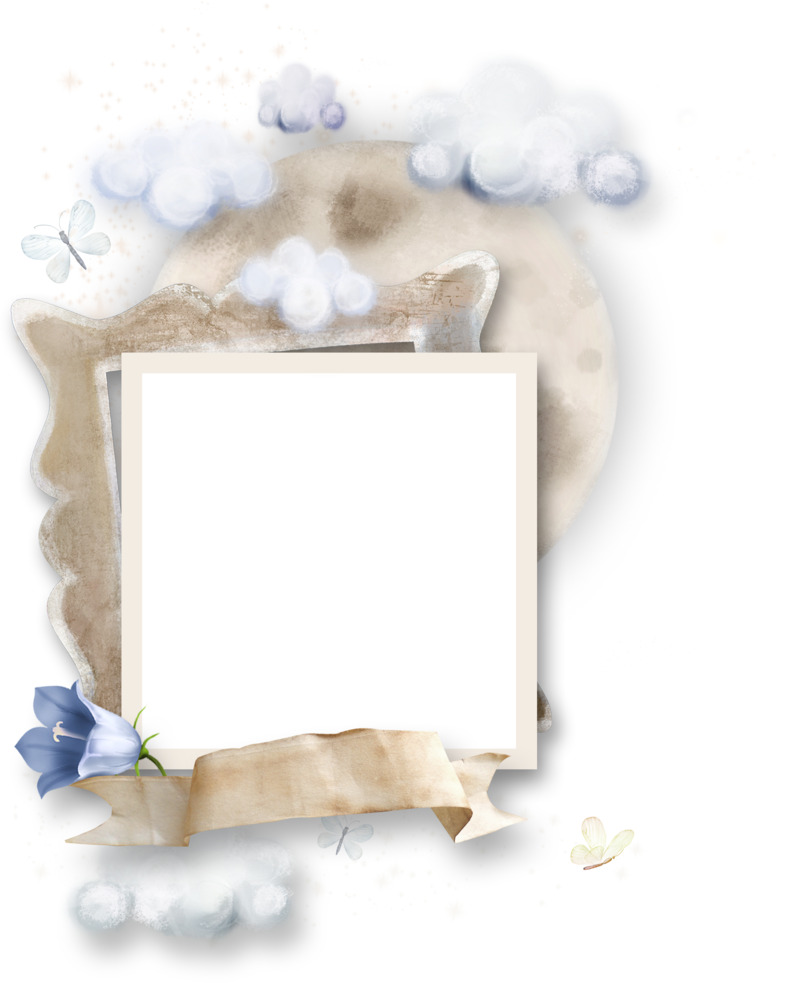 复古风抽象梦幻照片墙高清PNG透明背景设计素材免费下载