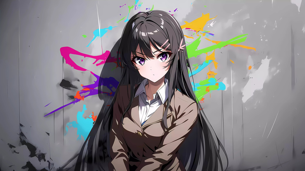 麻衣学姐超清4K（3840x2160）动漫壁纸高清下载