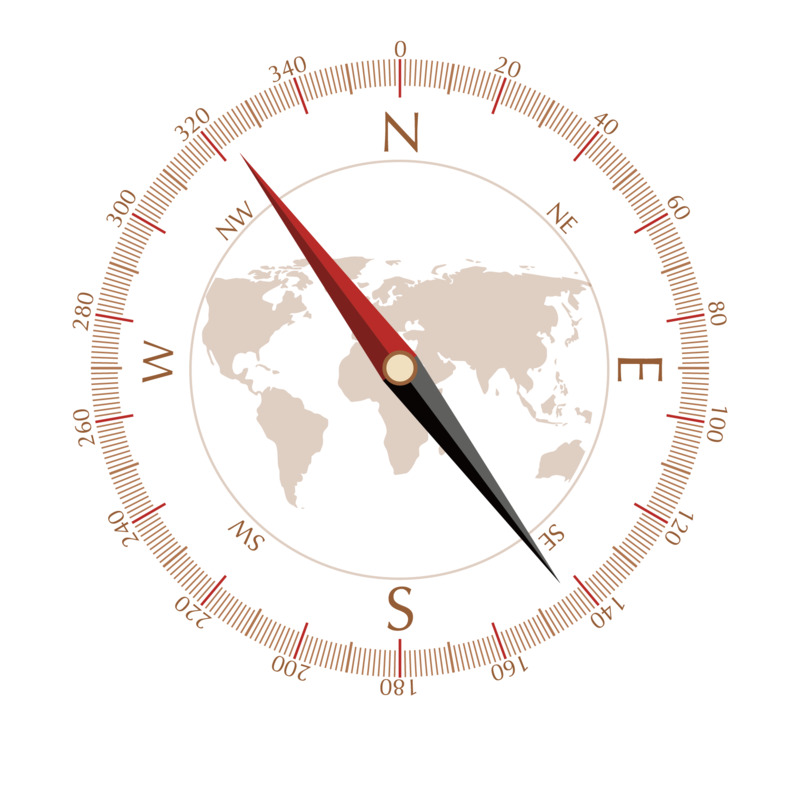 指南针地图素材