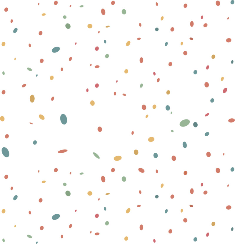 高清透明彩色圆点与彩带漂浮元素PNG设计素材免费下载