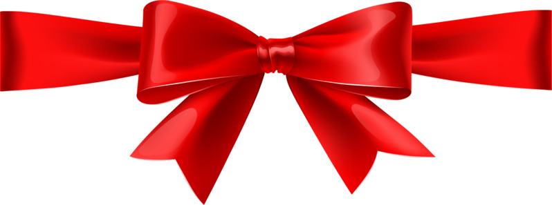 高清透明红色蝴蝶结绸带PNG漂浮彩带设计素材下载