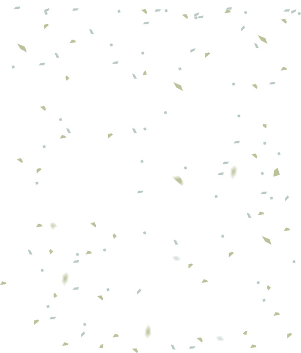 高清透明漂浮叶子矩形元素设计素材，绿色白色PNG图片下载