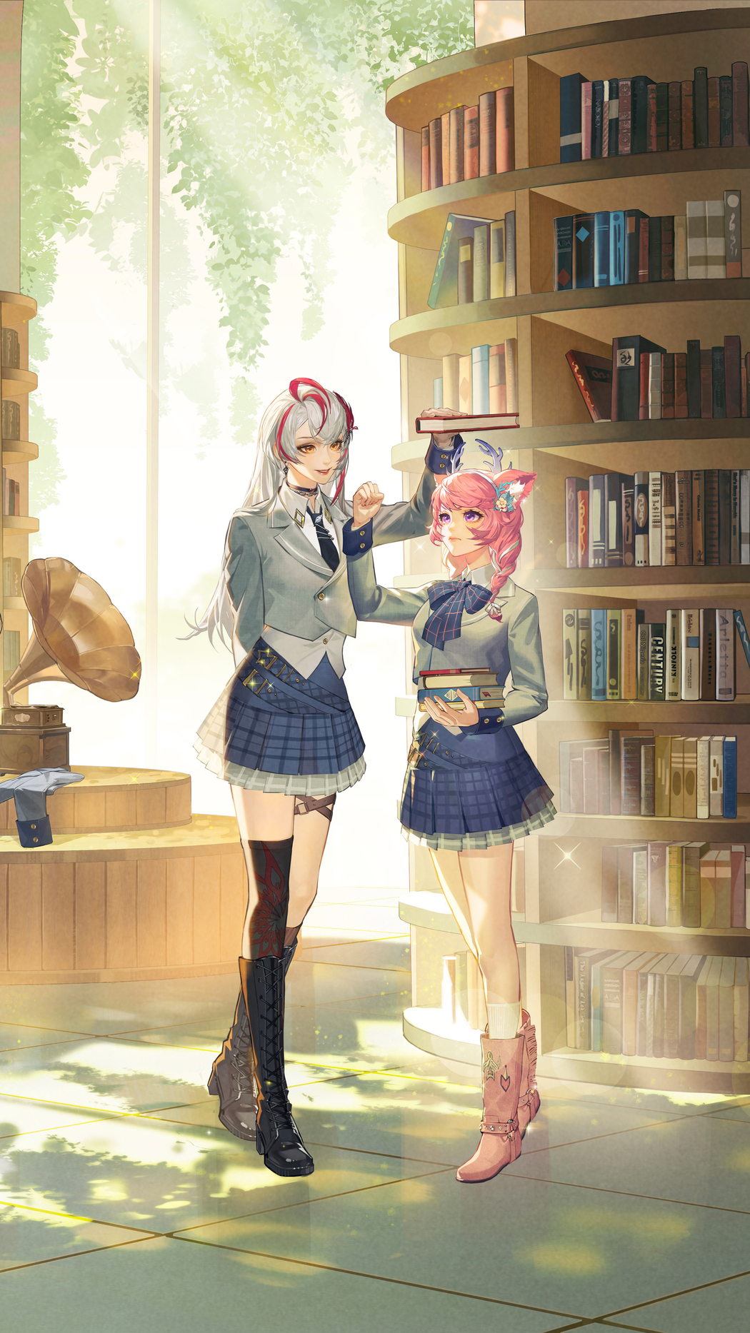 《王者荣耀闪光计划,图书馆美女主题 4K竖屏高清手机壁纸2160x3840下载》 《王者荣耀闪光计划,图书馆美女主题 4K竖屏高清手机壁纸2160x3840下载》