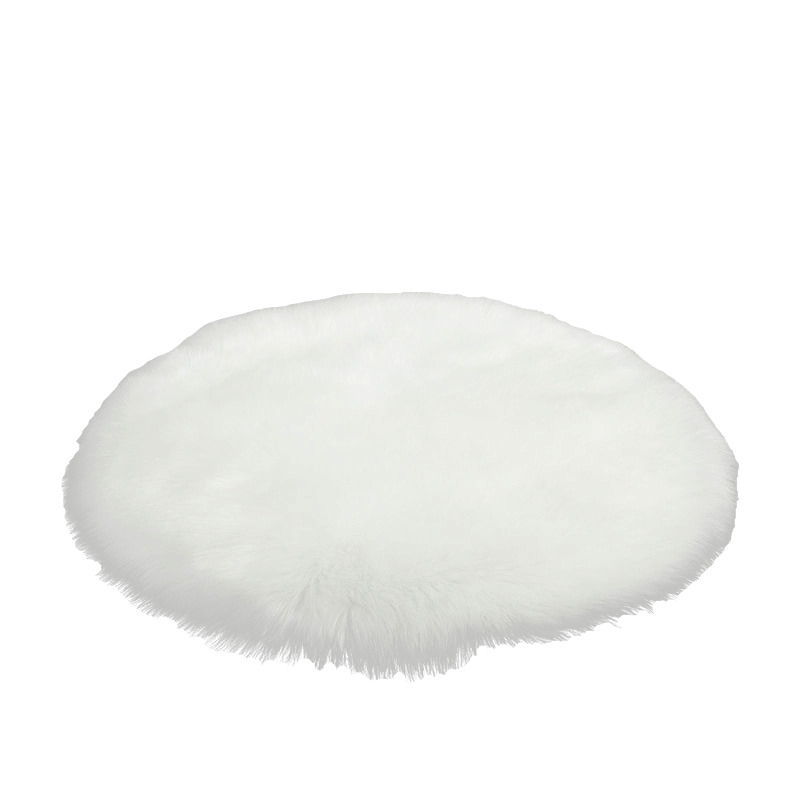 高清透明纯羊毛圆形地毯PNG装饰素材图生活用品设计下载