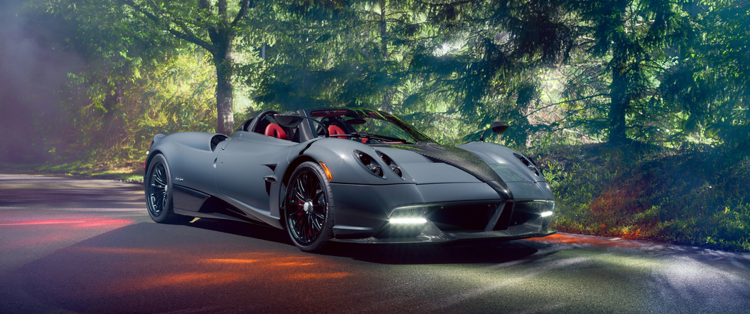 4K高清帕加尼Pagani Huayra Roadster带鱼屏壁纸3440x1440汽车图片下载