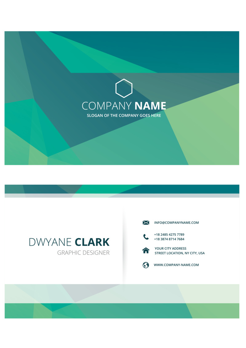 几何名片高清PNG透明装饰元素及多样图案设计素材免费下载