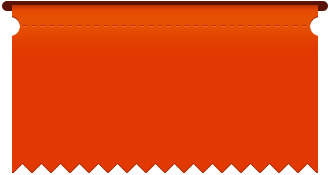 高清透明黄色锯齿边框装饰元素PNG设计素材下载