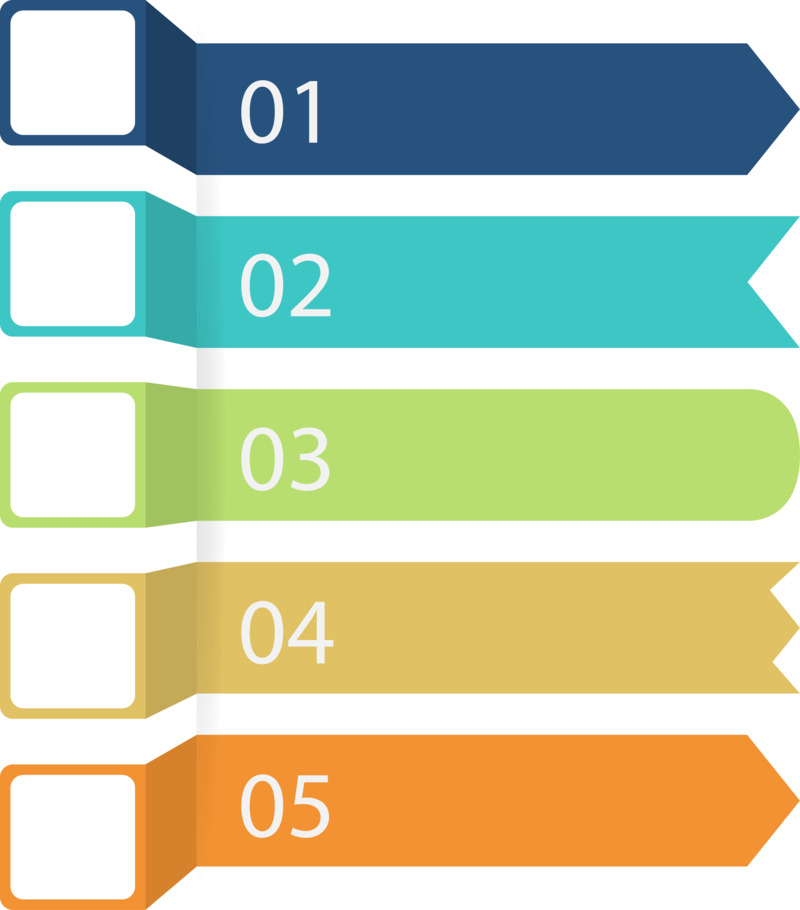 高清数字彩色边框PNG透明装饰元素及AI设计素材下载