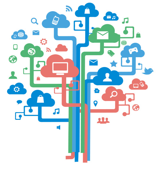 高清透明PNG数据联系人装饰元素，PPT设计素材免费下载