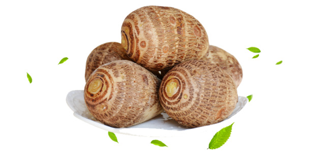 高清透明PNG香芋绿叶主图及多样装饰图案设计素材免费下载