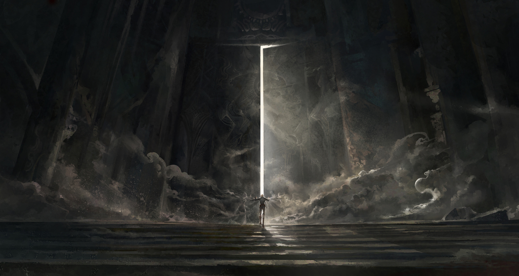 黑暗中开启大门迎光来 4K高清动漫壁纸4520x2400下载 黑暗中开启大门迎光来 4K高清动漫壁纸4520x2400下载