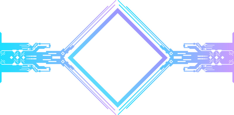 机械风格标题框高清透明PNG装饰特效设计素材免费下载