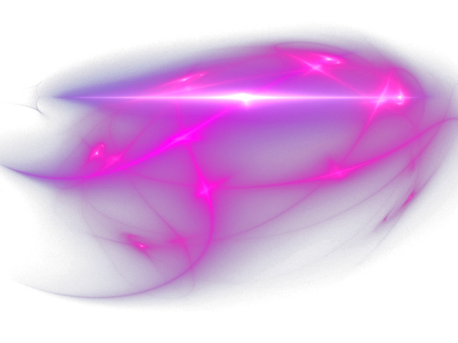 紫色炫光高清透明PNG装饰元素特效设计素材免费下载