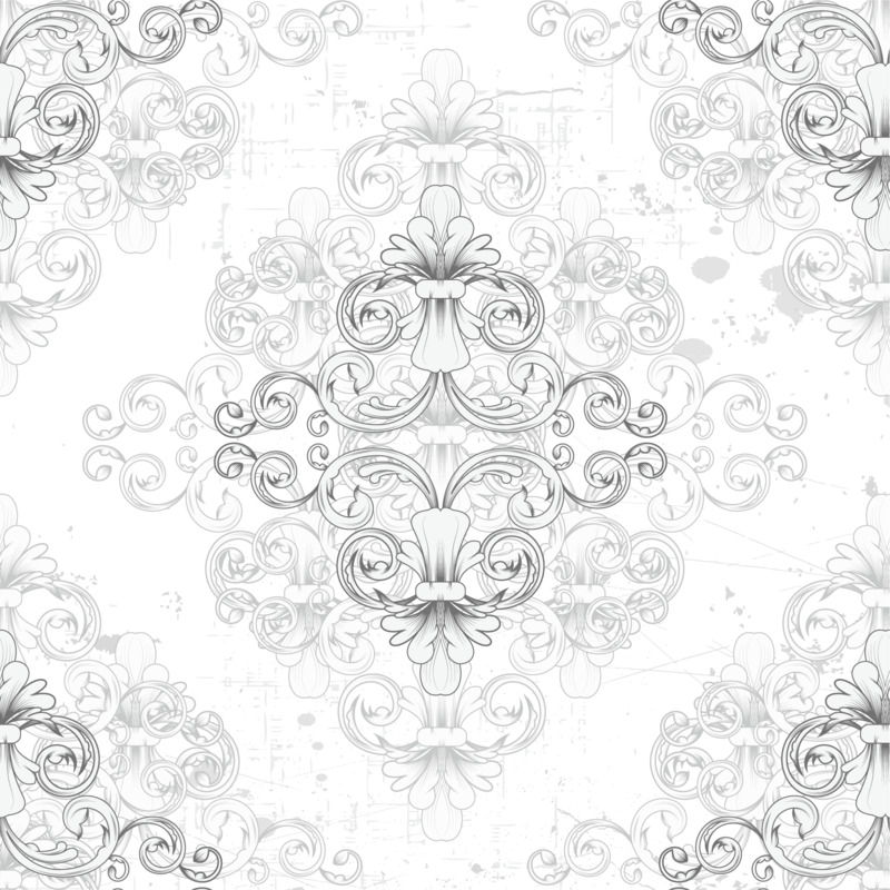 古典花纹插画高清PNG透明背景装饰设计素材下载