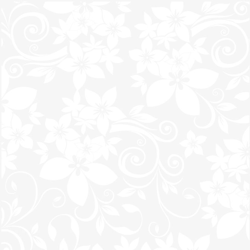 高清透明PNG白色碎花矢量插画，装饰花纹设计素材免费下载