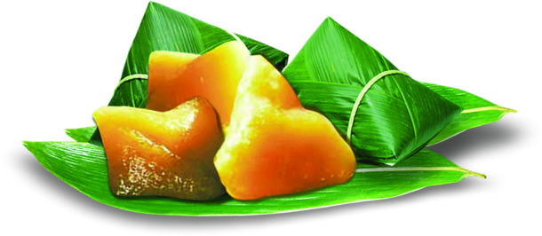 端午节高清透明PNG素材，绿色天然食材粽子设计图片下载