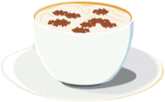 端午节手绘咖啡合成高清透明PNG图片设计素材免费下载