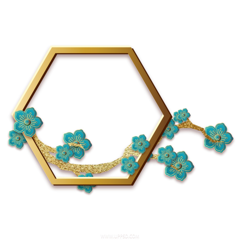 中国风国潮高清透明PNG框装饰元素与设计素材下载