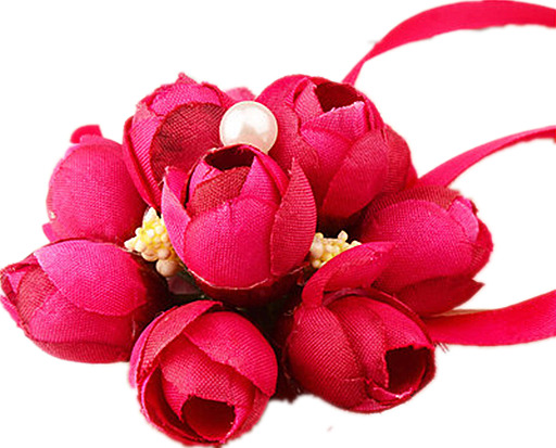 新娘手腕花高清透明PNG图，情人节节日元素设计素材免费下载