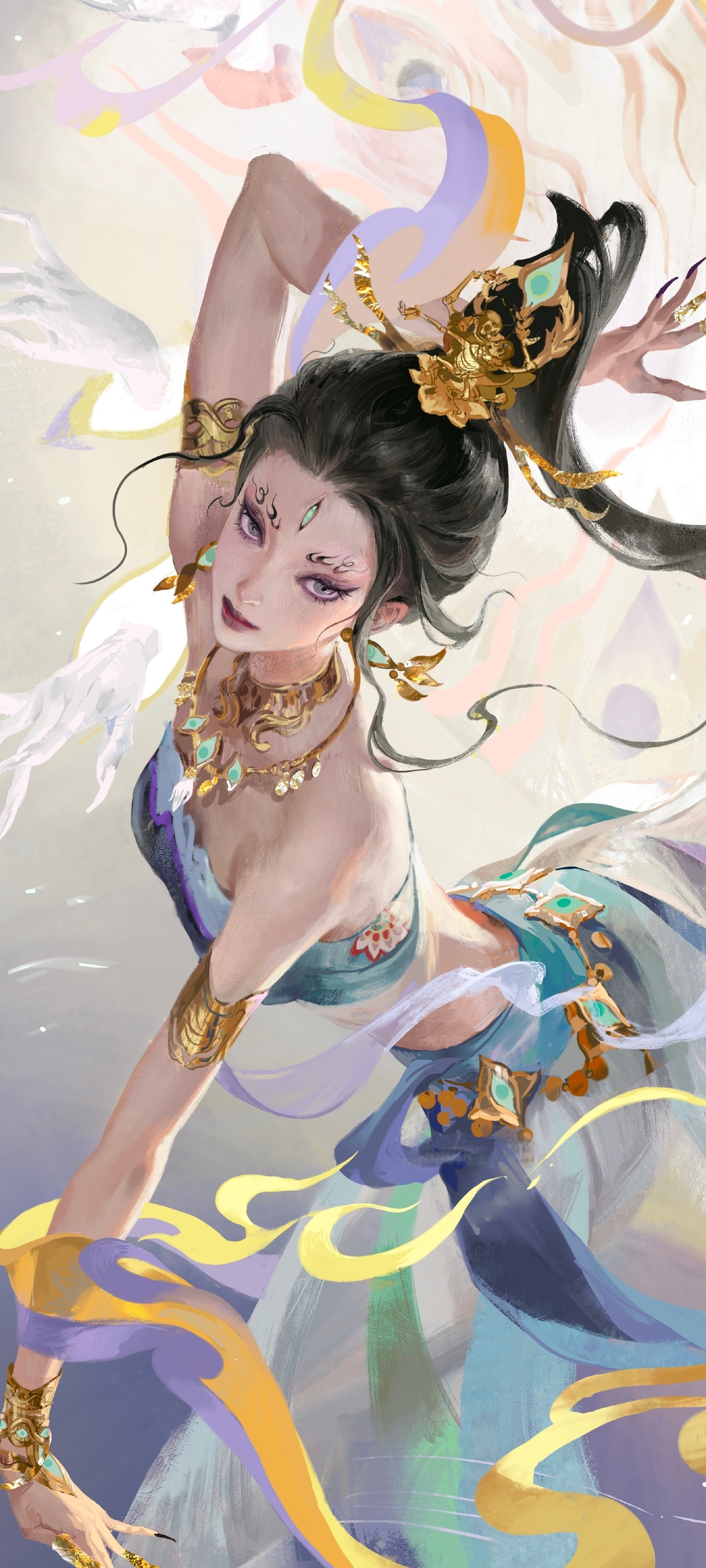 罗刹舞主题游戏女孩4K竖屏高清手机壁纸 2000x4444尺寸下载